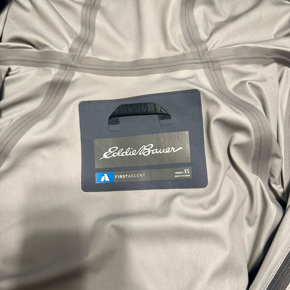 Eddie Bauer Women's Gray Hooded Jacket - Picture 3 of 4
